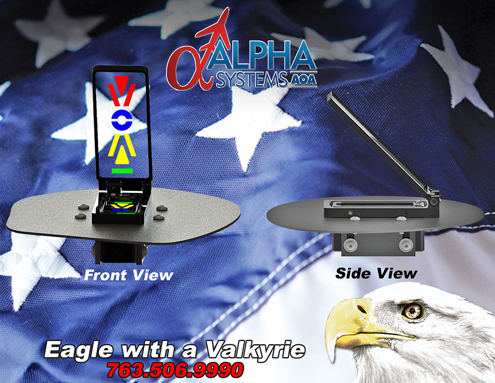 Alpha Systems AOA Eagle Angle of Attack Indicator with HUD Adapter